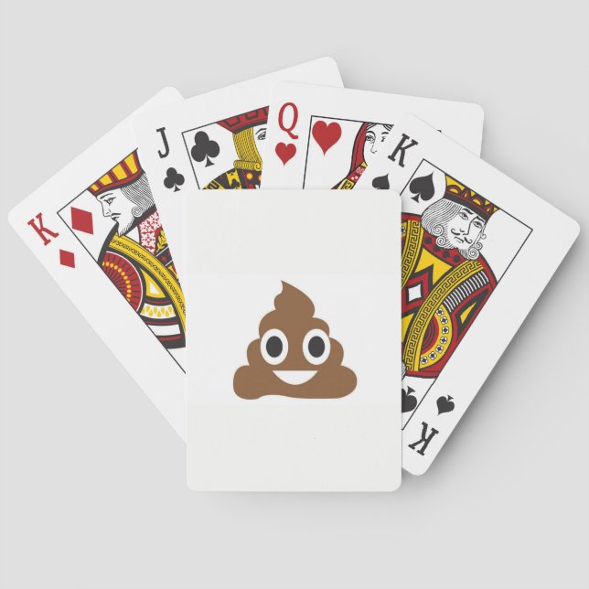 Jeux de cartes Emoji Poop (dos)
