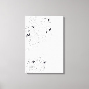 Jeux de Construction Building's Games Drawing 2 C Canvas Print