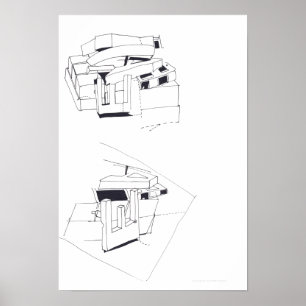 Jeux de Construction Building's Games Drawing 3 P Poster