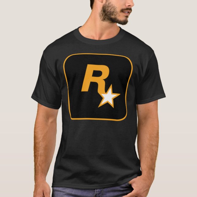 Jeux Rockstar Contemporain Design T-shirt classiqu (Devant)