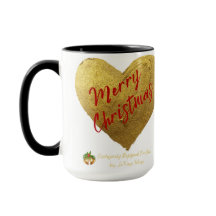 Jevays Combo Christmas Heart Mug