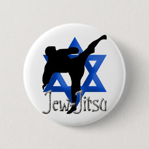Jew Jitsu 2 Inch Round Button