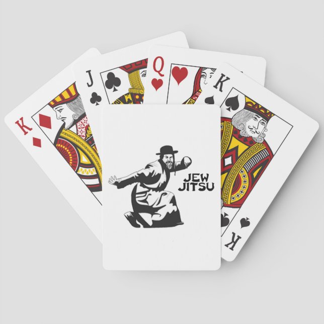 Jew Jitsu Deck of Cards | Jewish Bar Mitzvah Gifts (Back)