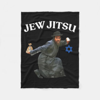 Jew Jitsu Fleece Blanket