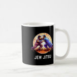 Jew Jitsu Karate Funny Hanukkah Brazilian Jiu Jits Coffee Mug<br><div class="desc">Jew Jitsu Karate Funny Hanukkah Brazilian Jiu Jitsu Mma Bjj 1</div>