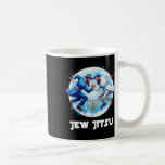 Jew Jitsu Karate Funny Hanukkah Jiu Jitsu Martial  Coffee Mug<br><div class="desc">Jew Jitsu Karate Funny Hanukkah Jiu Jitsu Martial Arts Gift 1</div>