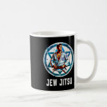 Jew Jitsu Karate Funny Hanukkah Jiu Jitsu Martial  Coffee Mug<br><div class="desc">Jew Jitsu Karate Funny Hanukkah Jiu Jitsu Martial Arts Gift 2</div>