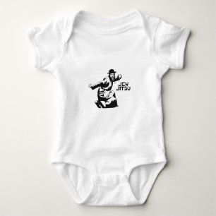 Jew Jitsu Martial Arts   Jewish Bar Mitzvah Gifts Baby Bodysuit