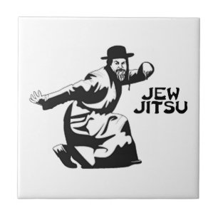 Jew Jitsu Tile Jewish Bar Mitzvah Gifts