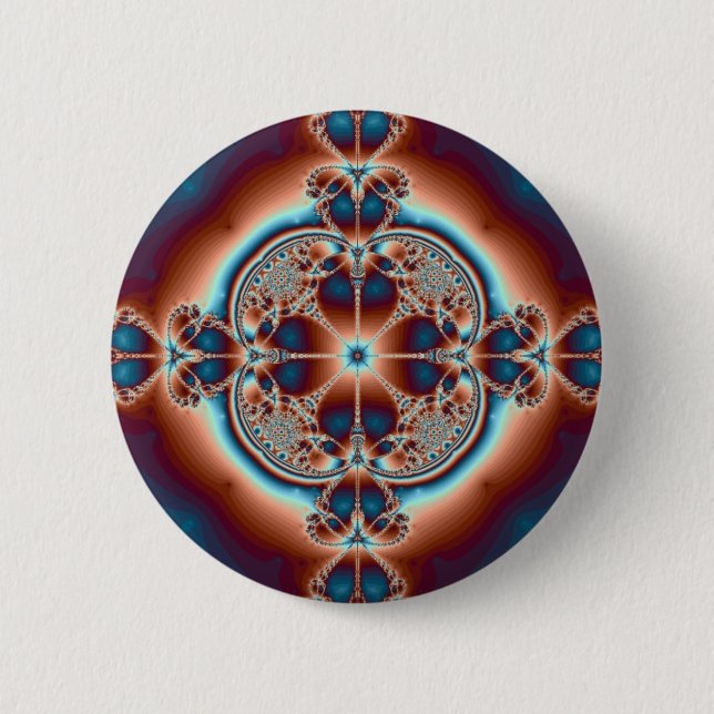Jewel 2 Inch Round Button (Front)
