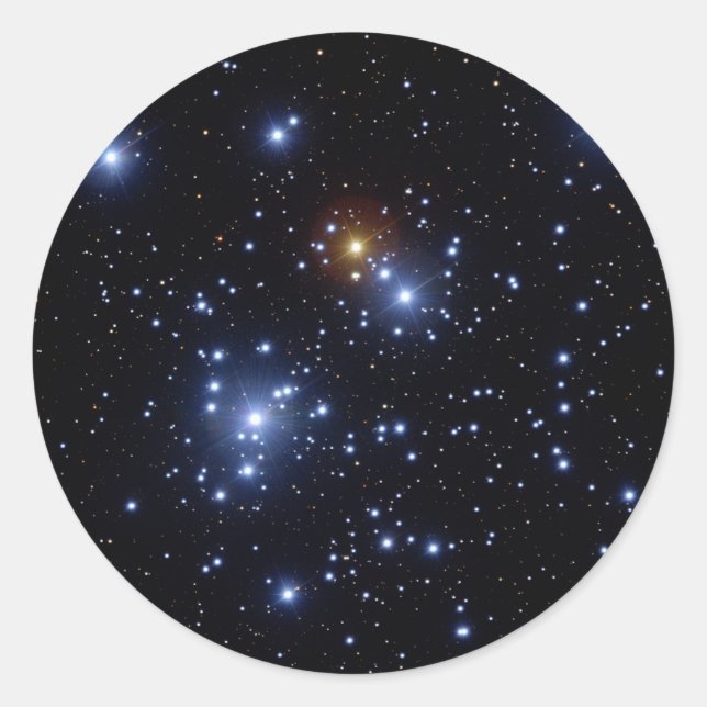Jewel Box or Kappa Crucis Cluster Classic Round Sticker (Front)