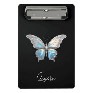 Jewel Butterfly Opal and Silver Mini Clipboard