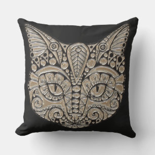 jewel cat outdoor pillow