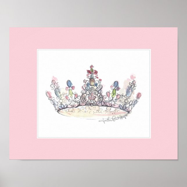 Jewel Crown by Heather French Henry Poster (Front)