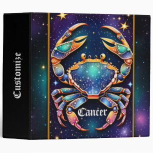 Jewel Galaxy Zodiac Cancer Binder