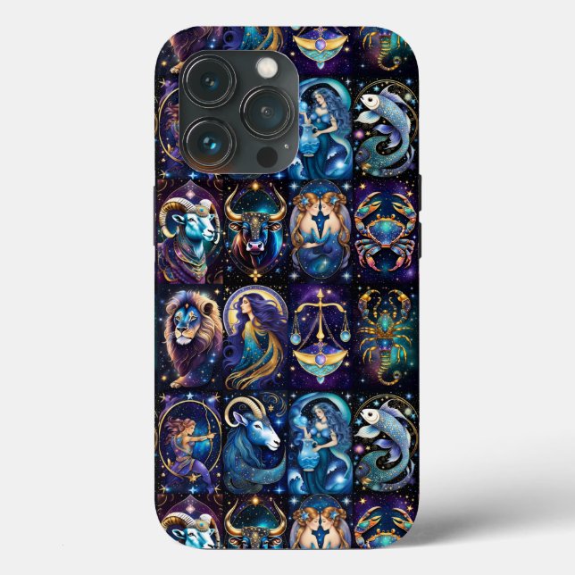 Jewel Galaxy Zodiac   Case-Mate iPhone Case (Back)