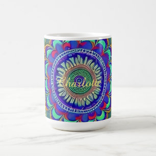 Jewel Mandala Mandala Coffee Mug