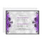Jewel Mask & Damask Purple Masquerade Sweet 16