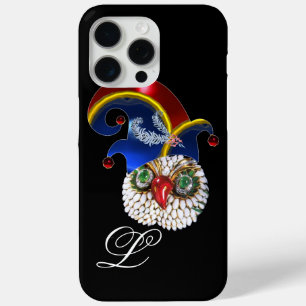 JEWEL OWL AND  ELF HAT WITH DIAMOND FEATHERS iPhone 15 PRO MAX CASE