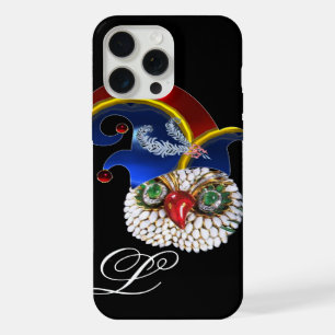 JEWEL OWL AND  ELF HAT WITH DIAMOND FEATHERS iPhone 15 PRO MAX CASE