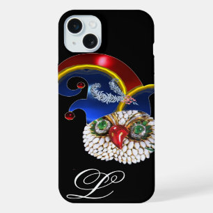 JEWEL OWL AND  ELF HAT WITH DIAMOND FEATHERS iPhone 15 PLUS CASE