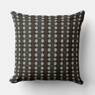 Jewel Silver and Diamond Style Design Throw Pillow