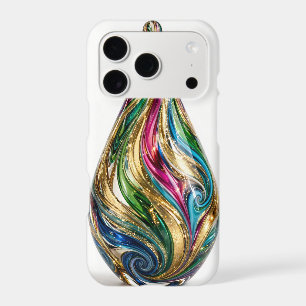 Jewel Swirl Teardrop Luxury Murano Case