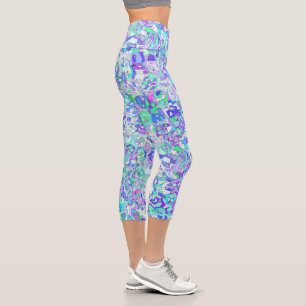Jewel Tone Capri Leggings