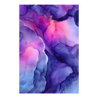 Jewel Tone Fluid Resin Nebula Glow