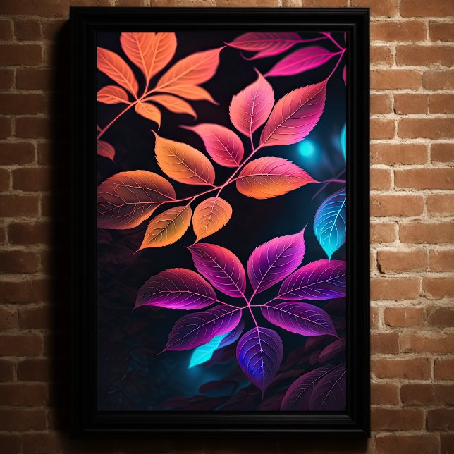 Jewel Tone Leaves III Poster (Creator Uploaded)