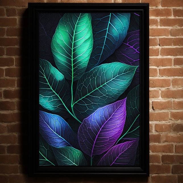 Jewel Tone Leaves IV Poster (Creator Uploaded)
