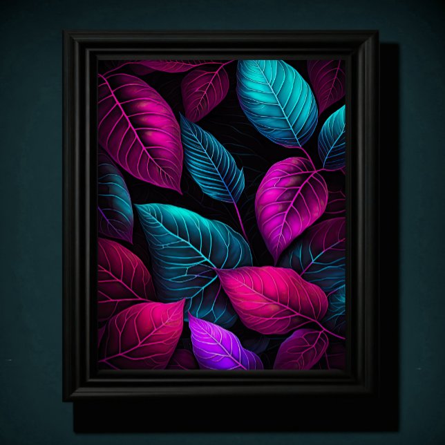Jewel Tone Leaves VII Poster (Creator Uploaded)