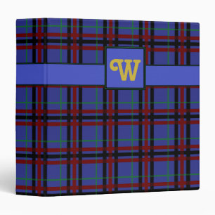 Jewel-Toned Plaid Binder
