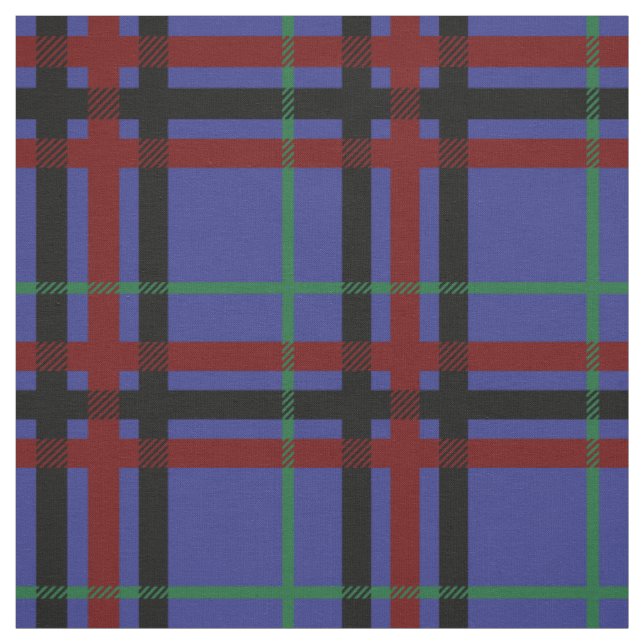 Jewel-Toned Plaid Fabric (Swatch)