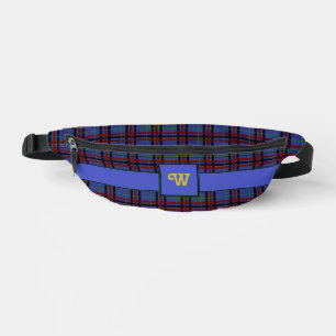 Jewel-Toned Plaid Fanny Pack