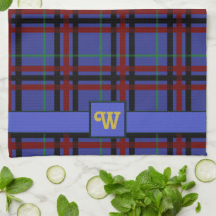 Jewel-Toned Plaid Kitchen Towel