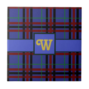 Jewel-Toned Plaid Tile