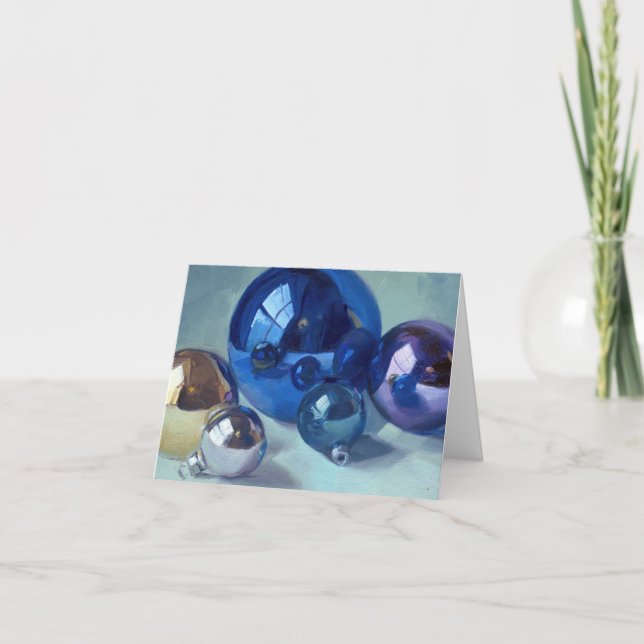 Jewel Tones - ornament art card (Front)