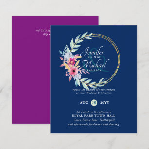 Jewel Tones Themed Wedding Save Dates Budget