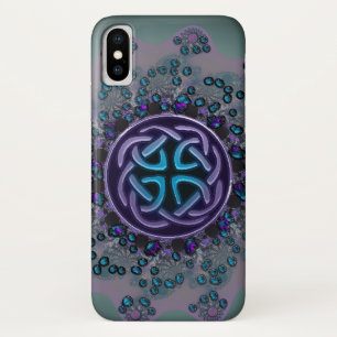 Jeweled Celtic Fractal Mandala iPhone X Case