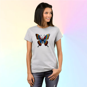 Jeweled Mosaic Butterfly Tshirt