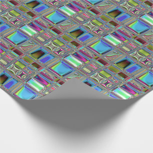 Jewelee Shiney Mosaic Art Wrapping Paper