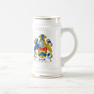 Jewell Family Crest Beer Stein