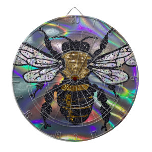 jewelled bee dartboard