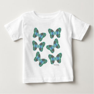 Jewelled Butterfly illustration Baby T-Shirt