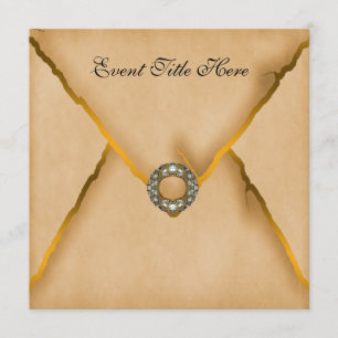 Jewelled Custom New Years Party Invitation