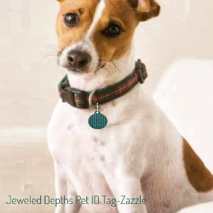 Jewelled Depths-II Pet Tag