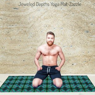 Jewelled Depths-II Yoga Mat