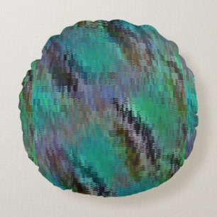 Jewelled Depths Round Pillow