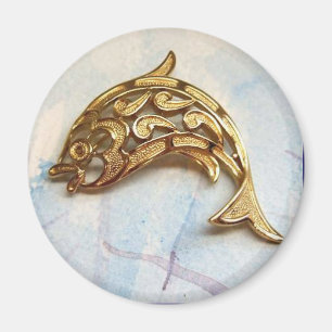 "Jewelled Dolphin" Magnet